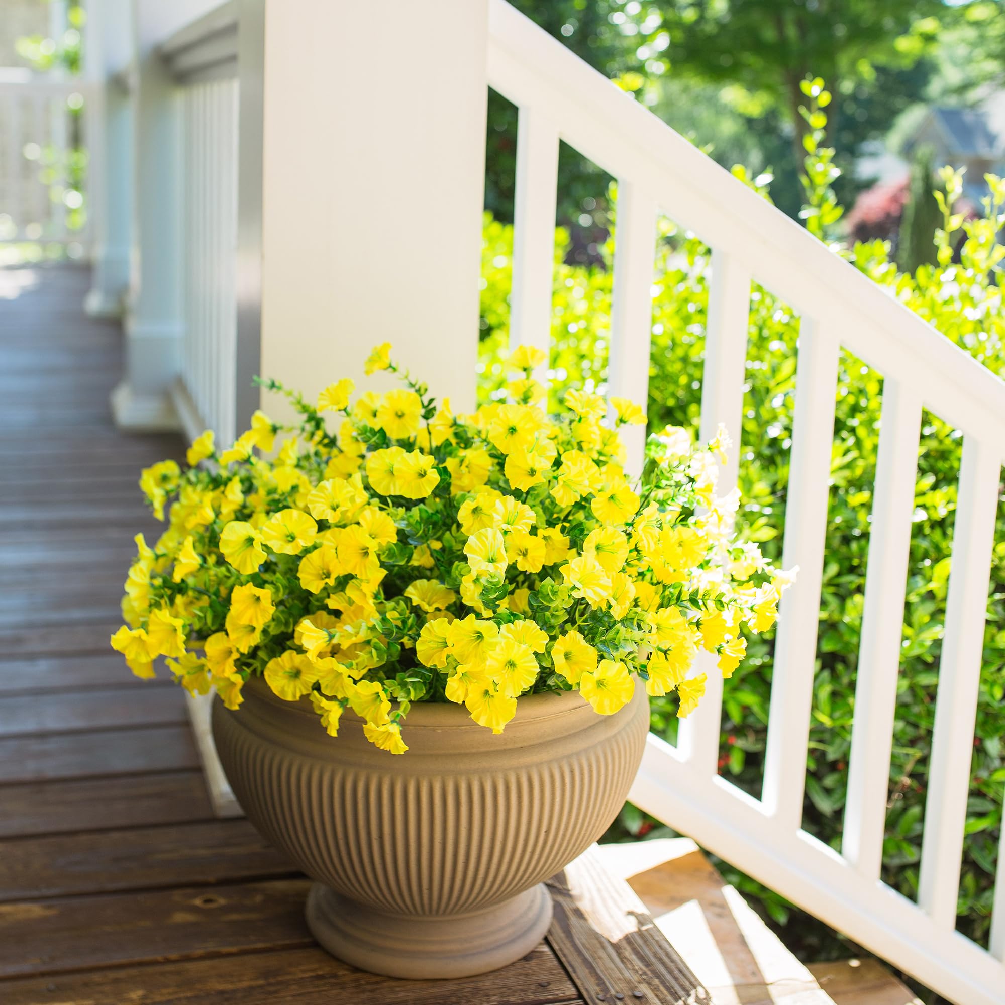 Amazon.com: Artificial Mums for Outdoors Fake Fall Flowers